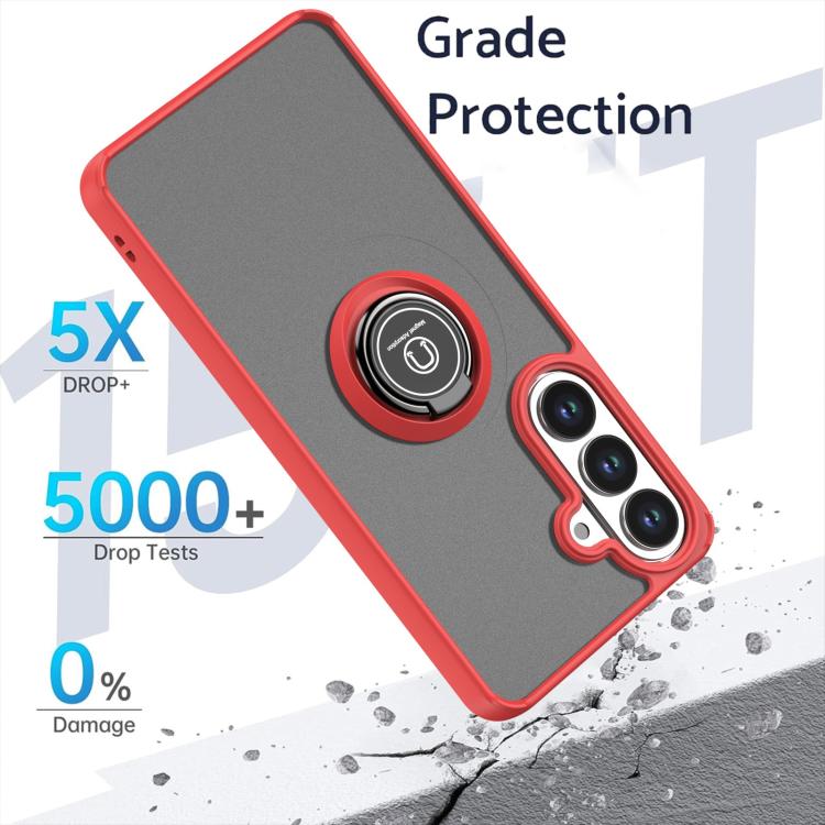For Samsung Galaxy S26+ 5G Q Shadow 1 Series TPU + PC Phone Case with Ring