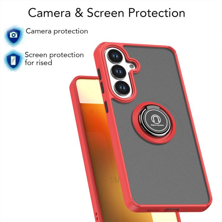 For Samsung Galaxy S26+ 5G Q Shadow 1 Series TPU + PC Phone Case with Ring