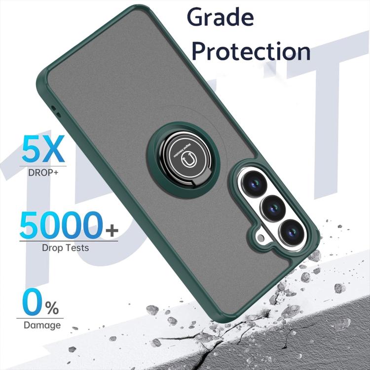 For Samsung Galaxy S26+ 5G Q Shadow 1 Series TPU + PC Phone Case with Ring