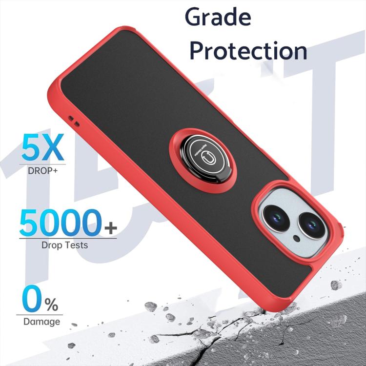 For Tecno Spark 40C Q Shadow 1 Series TPU + PC Phone Case with Ring