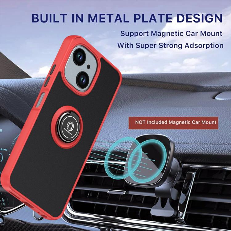 For Tecno Spark 40C Q Shadow 1 Series TPU + PC Phone Case with Ring