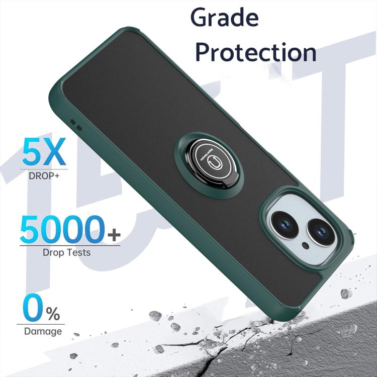 For Tecno Spark 40C Q Shadow 1 Series TPU + PC Phone Case with Ring