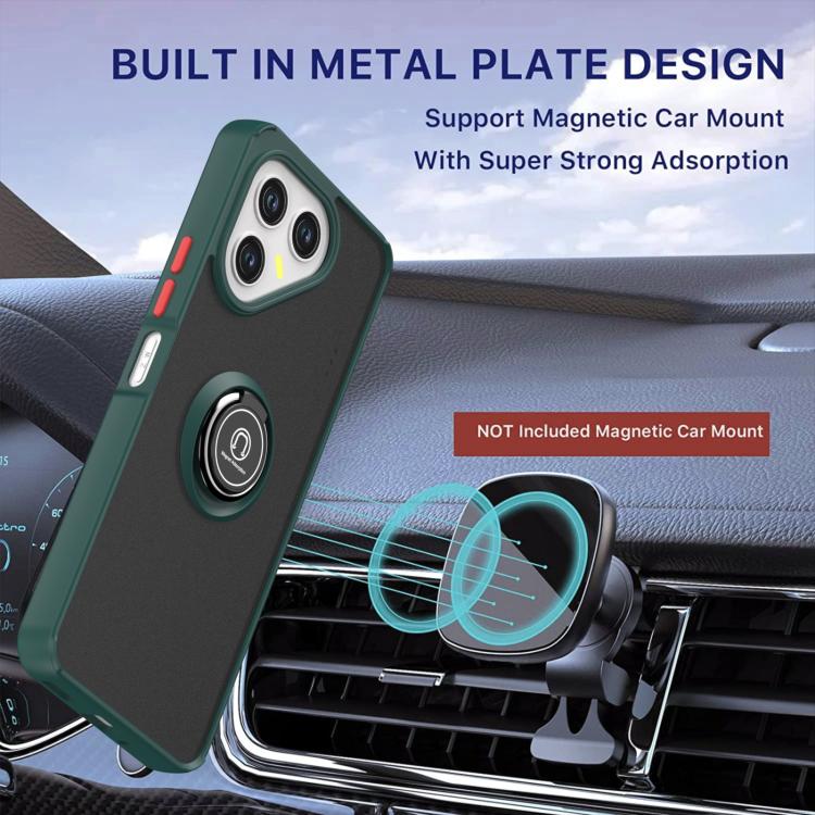 For Tecno Pova 7 5G Q Shadow 1 Series TPU + PC Phone Case with Ring