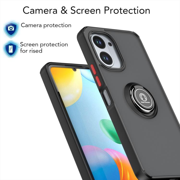 For Tecno Spark Go 3 Q Shadow 1 Series TPU + PC Phone Case with Ring