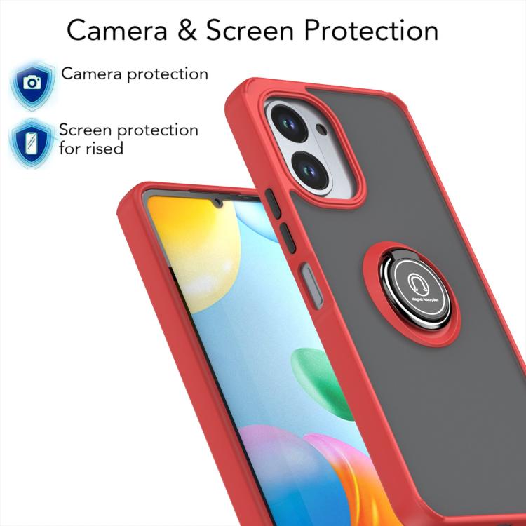 For Tecno Spark Go 3 Q Shadow 1 Series TPU + PC Phone Case with Ring