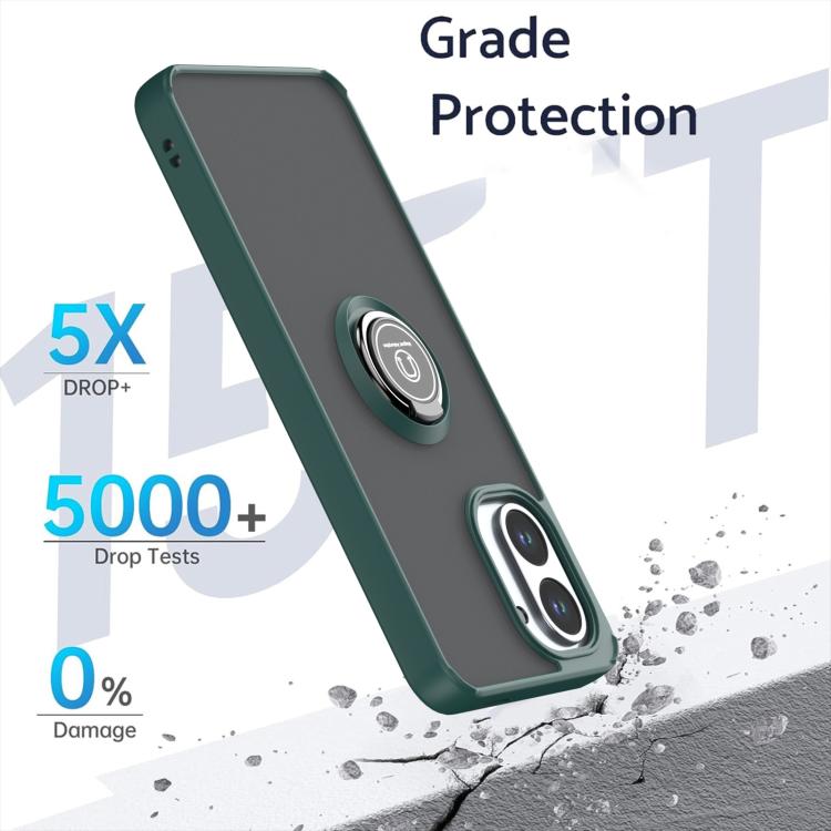For Tecno Spark Go 3 Q Shadow 1 Series TPU + PC Phone Case with Ring