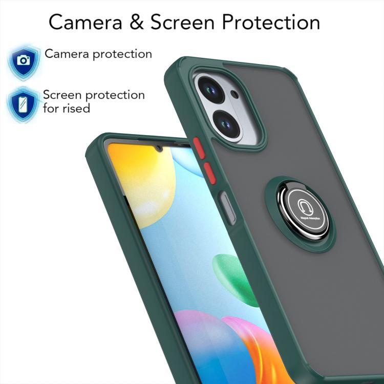 For Tecno Spark Go 3 Q Shadow 1 Series TPU + PC Phone Case with Ring