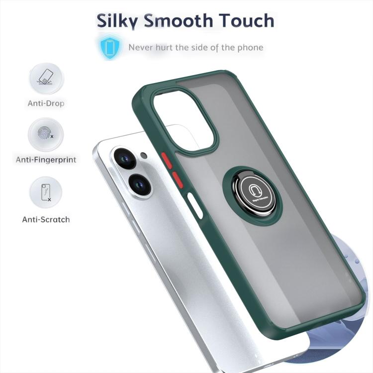 For Tecno Spark Go 3 Q Shadow 1 Series TPU + PC Phone Case with Ring