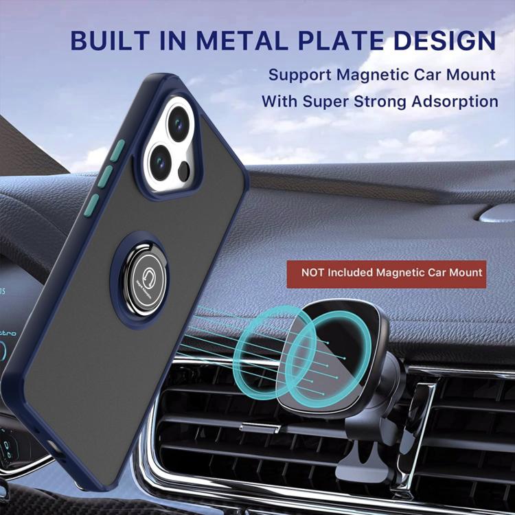 For vivo V60 Lite 5G / 4G Q Shadow 1 Series TPU + PC Phone Case with Ring