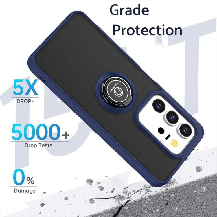 For vivo Y29 4G Q Shadow 1 Series TPU + PC Phone Case with Ring
