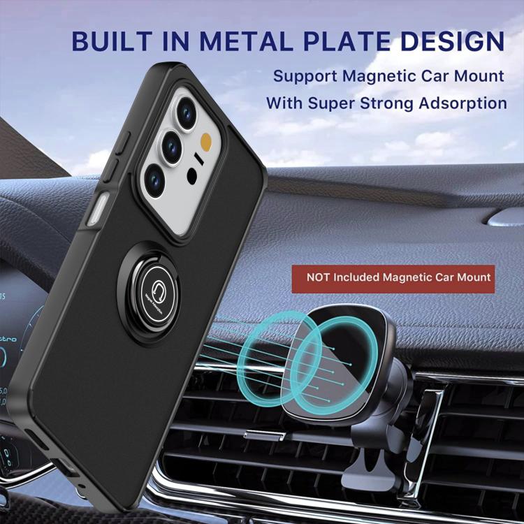 For vivo Y29 4G Q Shadow 1 Series TPU + PC Phone Case with Ring