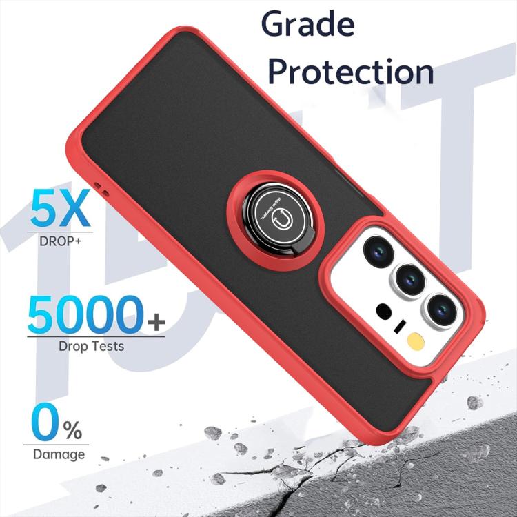 For vivo Y29 4G Q Shadow 1 Series TPU + PC Phone Case with Ring