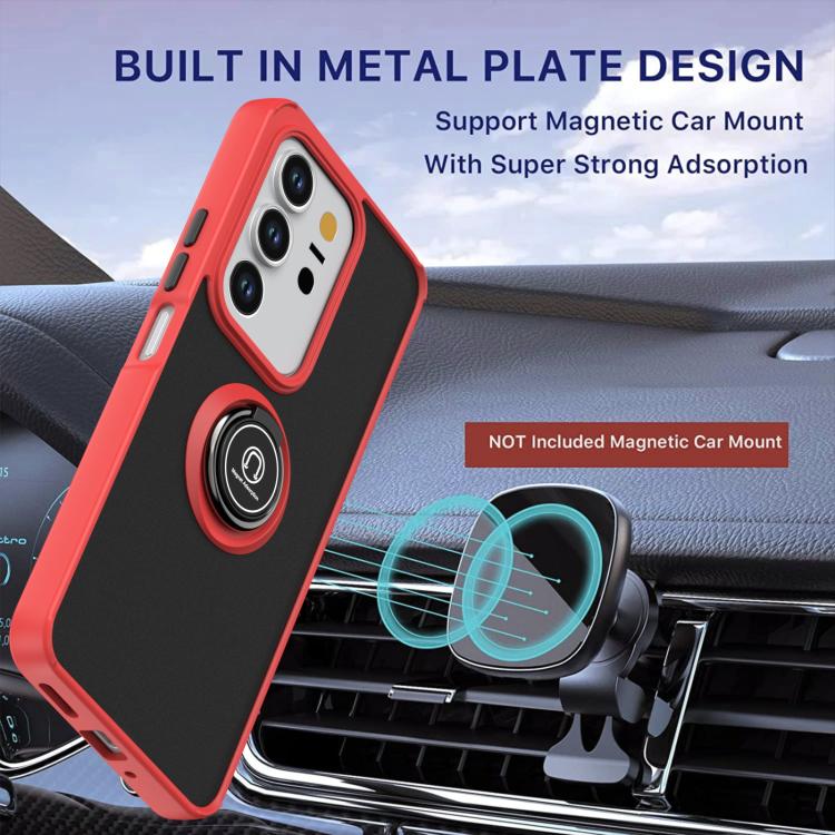 For vivo Y29 4G Q Shadow 1 Series TPU + PC Phone Case with Ring