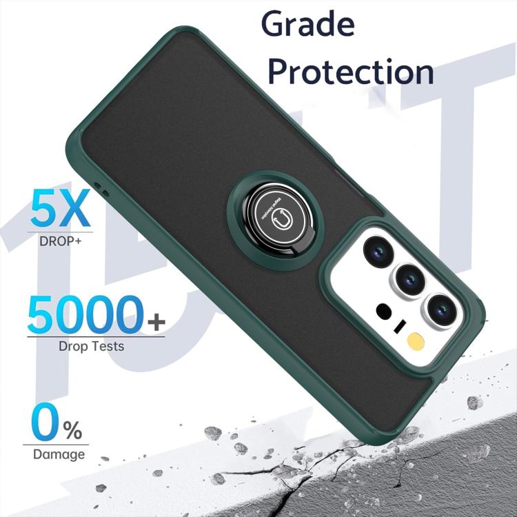 For vivo Y29 4G Q Shadow 1 Series TPU + PC Phone Case with Ring
