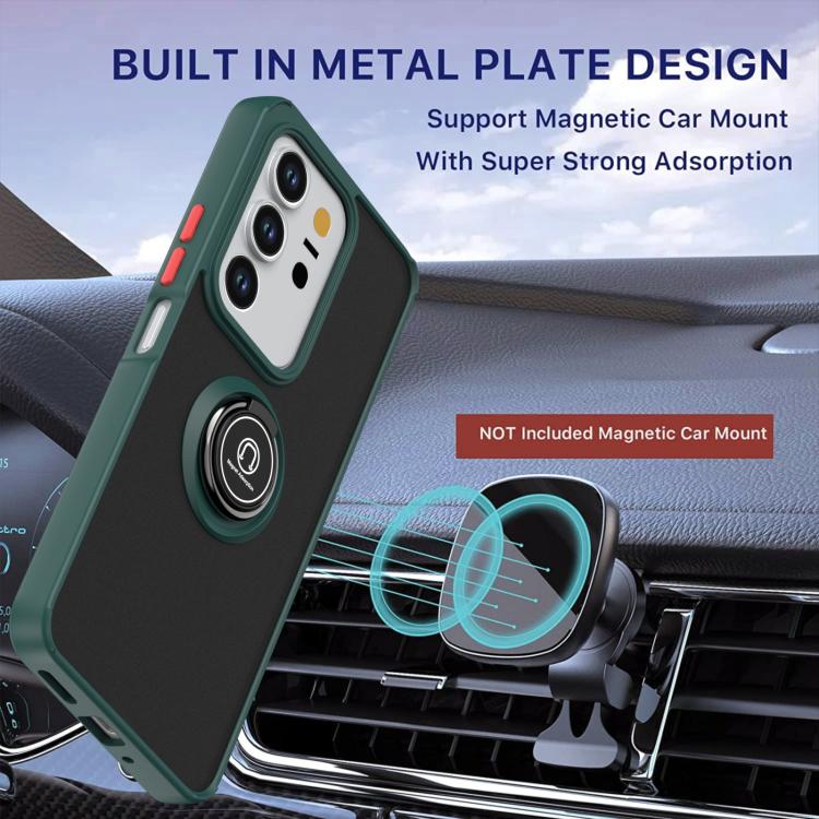 For vivo Y29 4G Q Shadow 1 Series TPU + PC Phone Case with Ring