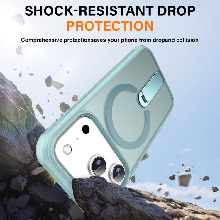For iPhone 17 Pro Max Fulcrum Standing Bracket MagSafe Phone Case
