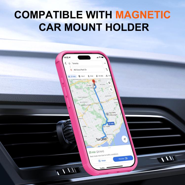 For iPhone 17 Pro Max Fulcrum Standing Bracket MagSafe Phone Case