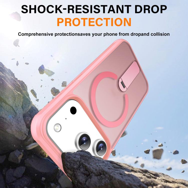 For iPhone 17 Pro Fulcrum Standing Bracket MagSafe Phone Case