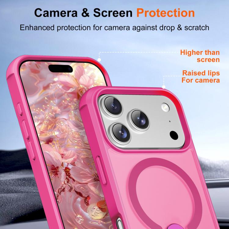 For iPhone 17 Pro Fulcrum Standing Bracket MagSafe Phone Case