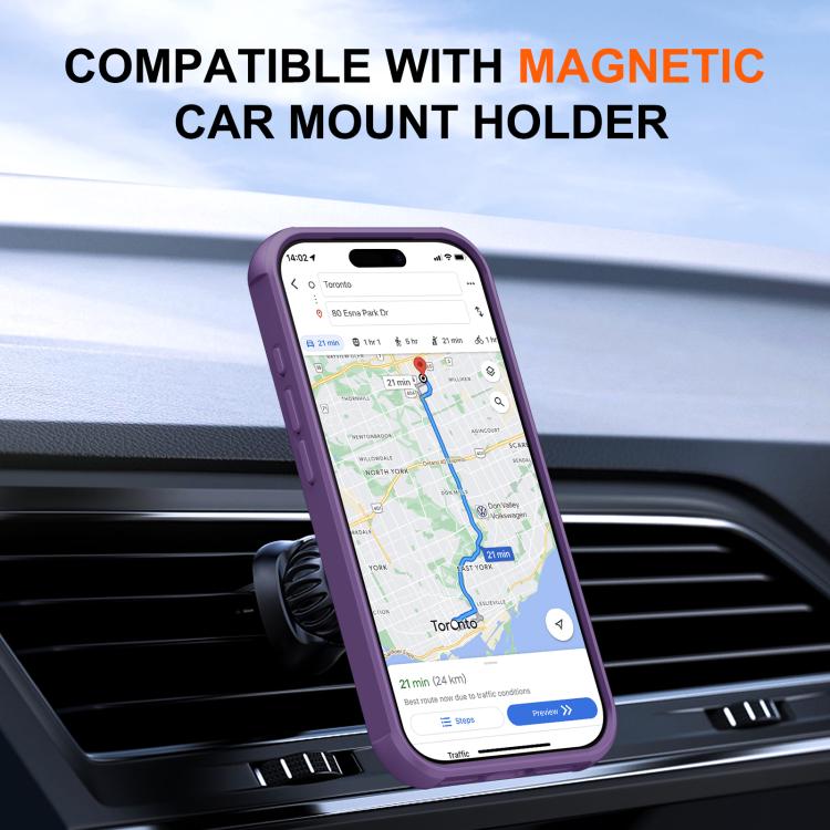 For iPhone 17 Pro Fulcrum Standing Bracket MagSafe Phone Case