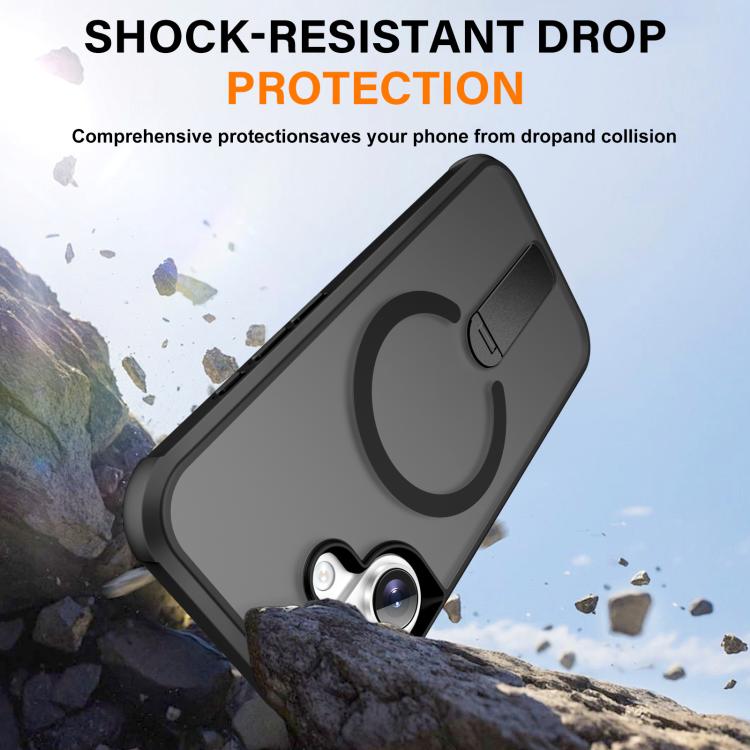 For iPhone 17 Fulcrum Standing Bracket MagSafe Phone Case