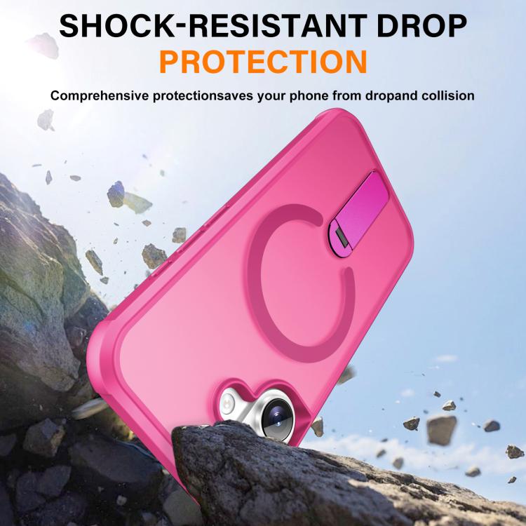 For iPhone 17 Fulcrum Standing Bracket MagSafe Phone Case