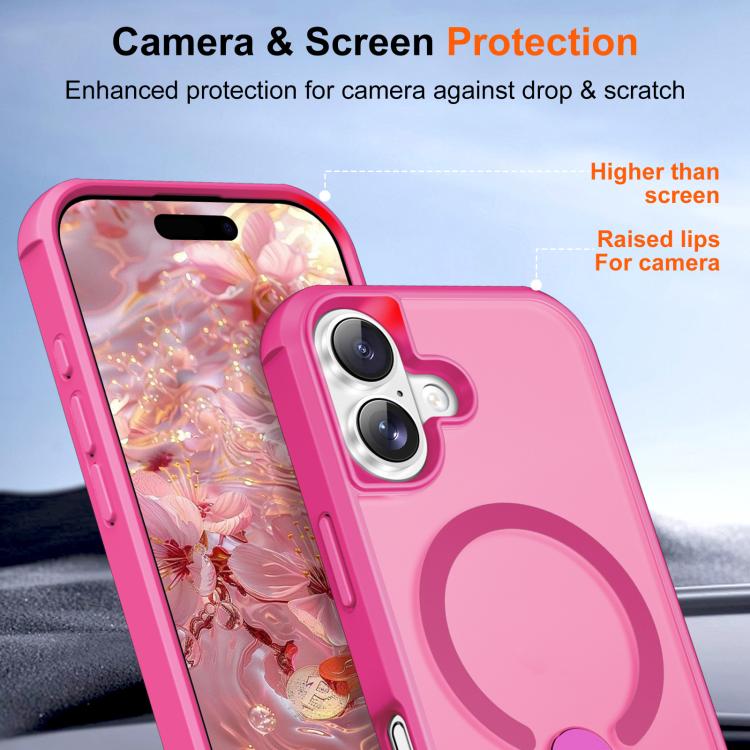 For iPhone 17 Fulcrum Standing Bracket MagSafe Phone Case