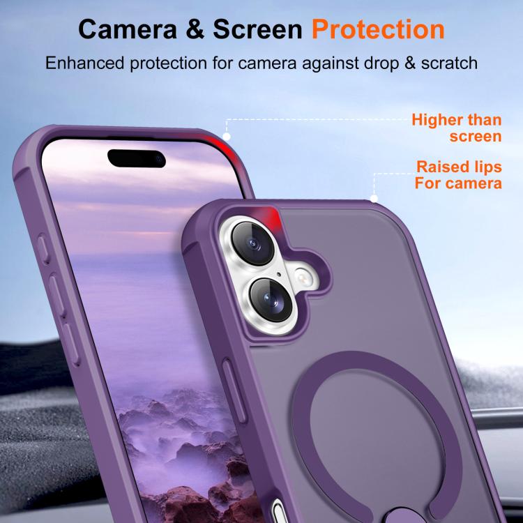 For iPhone 17 Fulcrum Standing Bracket MagSafe Phone Case