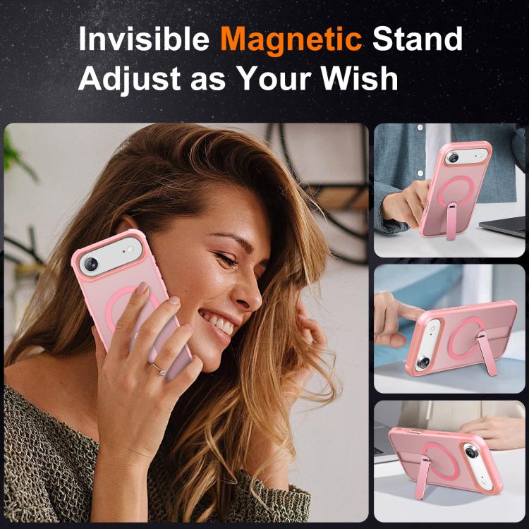 For iPhone Air Fulcrum Standing Bracket MagSafe Phone Case