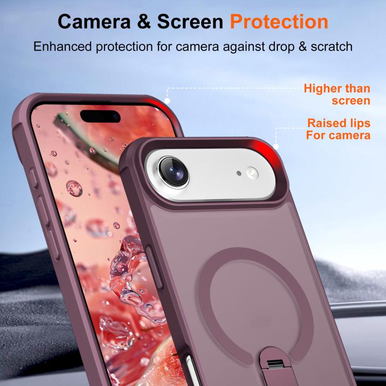 For iPhone Air Fulcrum Standing Bracket MagSafe Phone Case