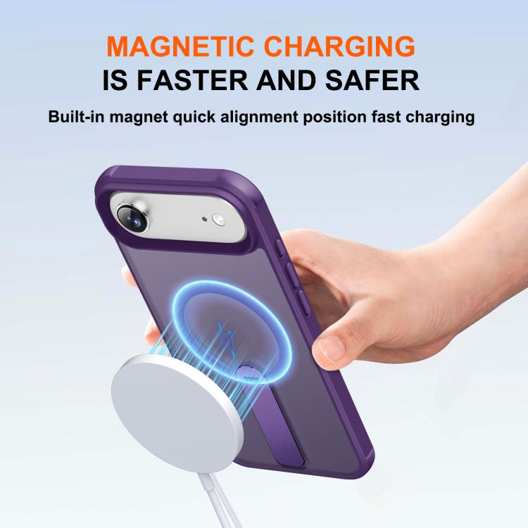 For iPhone Air Fulcrum Standing Bracket MagSafe Phone Case