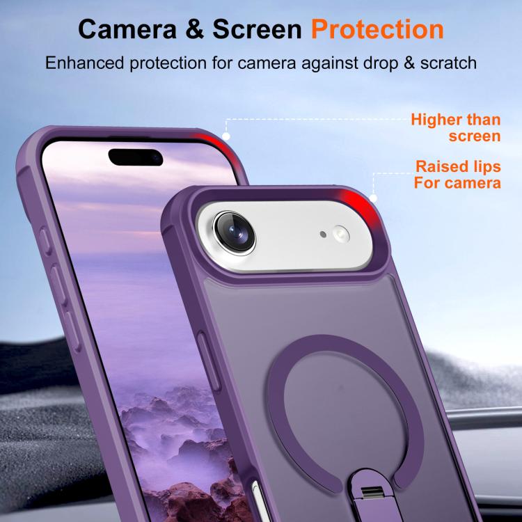 For iPhone Air Fulcrum Standing Bracket MagSafe Phone Case