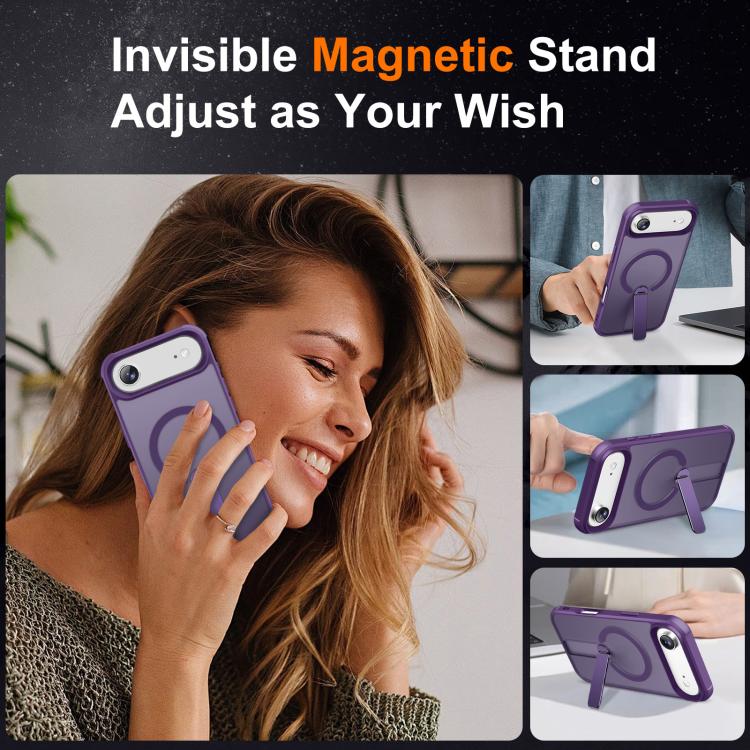 For iPhone Air Fulcrum Standing Bracket MagSafe Phone Case