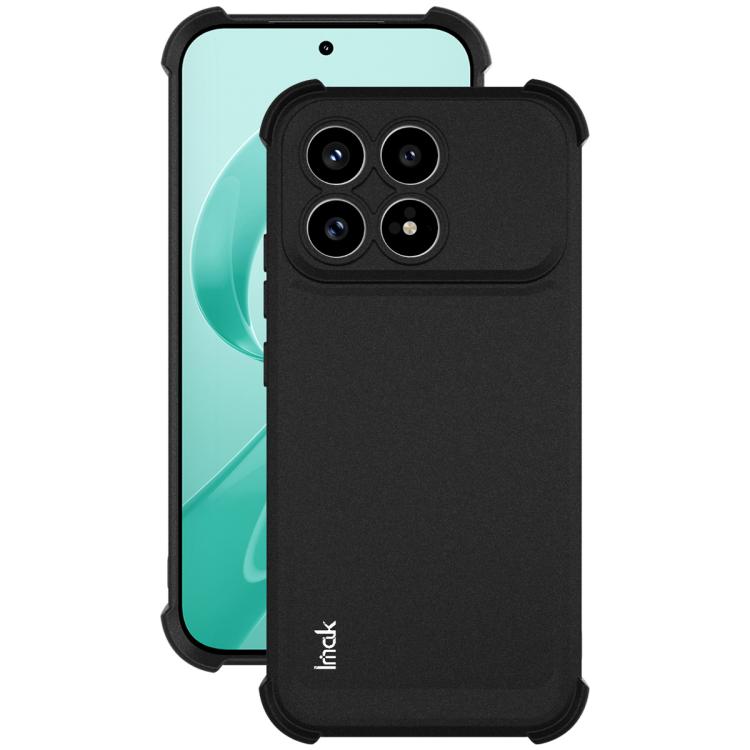 For Redmi K90 / Poco F8 Pro 5G imak Shockproof Airbag TPU Phone Case - Matte Black