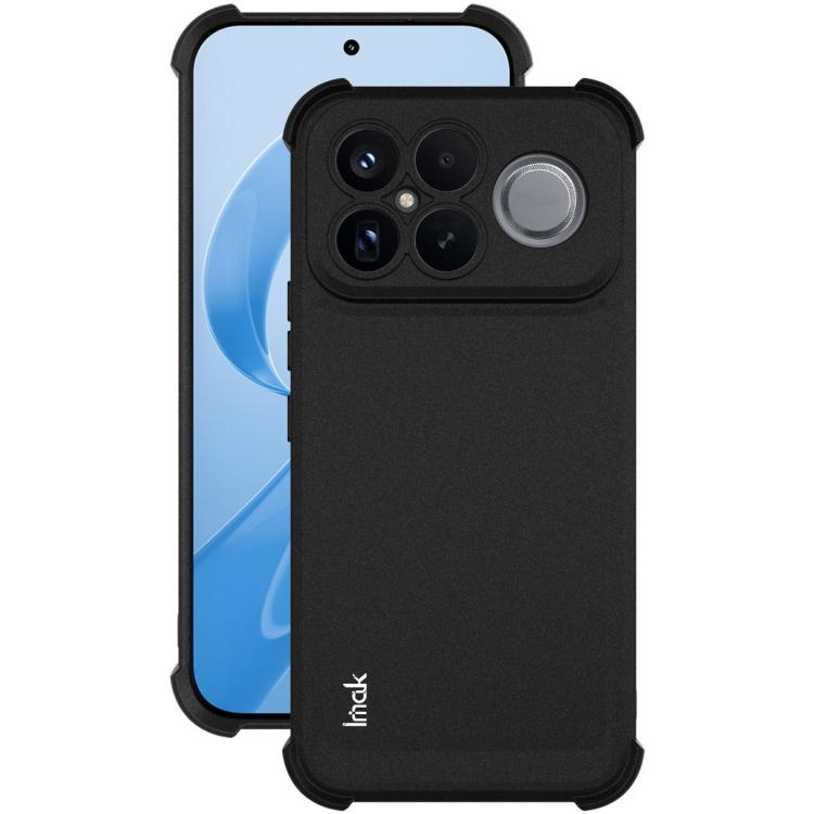 For Redmi K90 Pro Max / Poco F8 Ultra 5G imak Shockproof Airbag TPU Phone Case - Matte Black