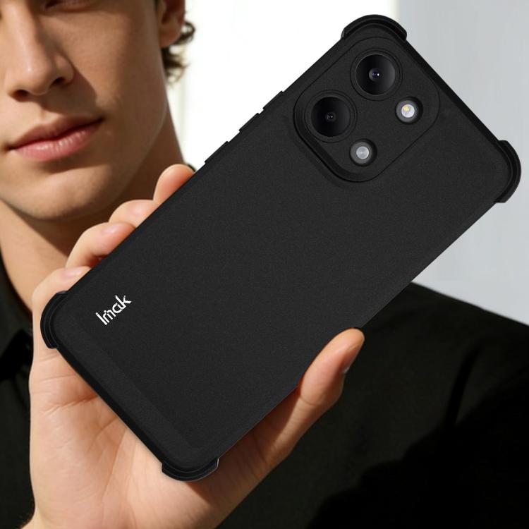 For Redmi Turbo 5 Max 5G/Poco X8 Pro Max 5G imak Shockproof Airbag TPU Phone Case - Matte Black