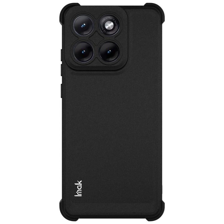 For Motorola Edge 70 Fusion 5G imak Shockproof Airbag TPU Phone Case - Matte Black