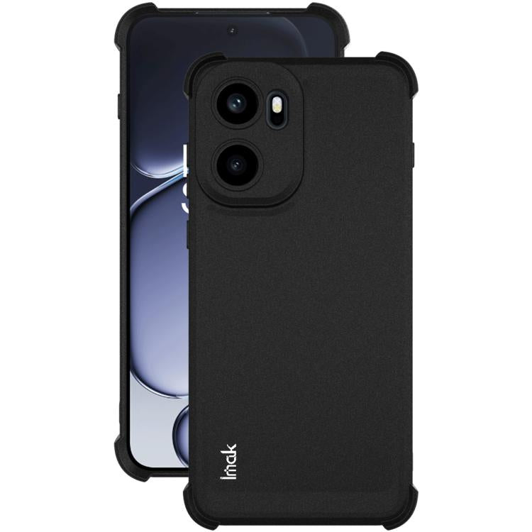 For OnePlus Ace 6 / 6T / 15R imak Shockproof Airbag TPU Phone Case - Matte Black