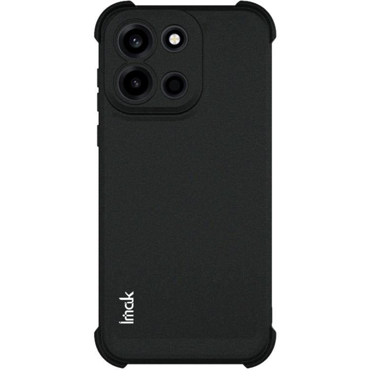 For OnePlus Turbo 6 imak Shockproof Airbag TPU Phone Case - Matte Black
