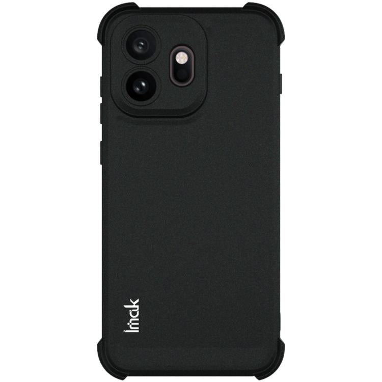 For OnePlus 15T imak Shockproof Airbag TPU Phone Case - Matte Black
