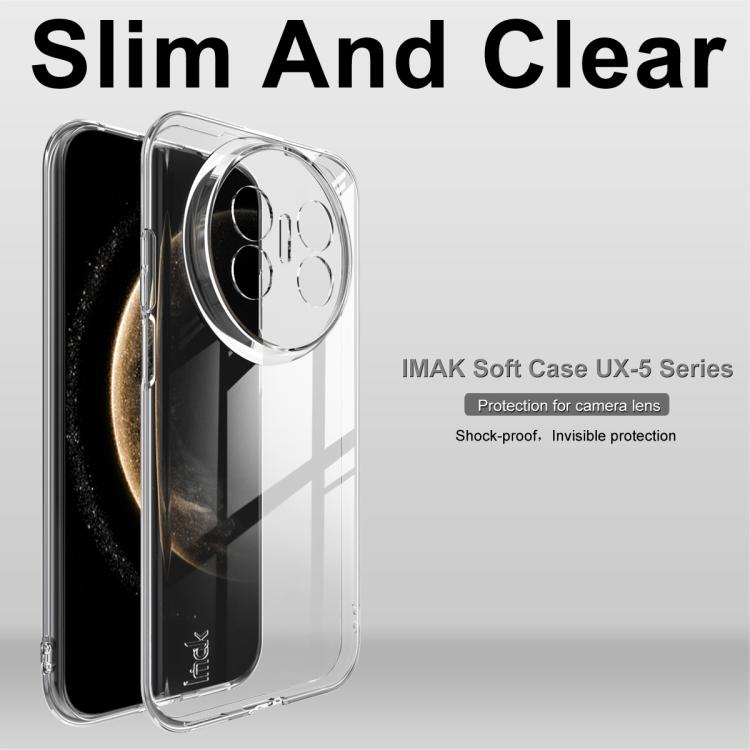 For Huawei Mate 70 Air 5G imak UX-5 Series Super Slim Transparent Shockproof TPU Protective Case - Transparent