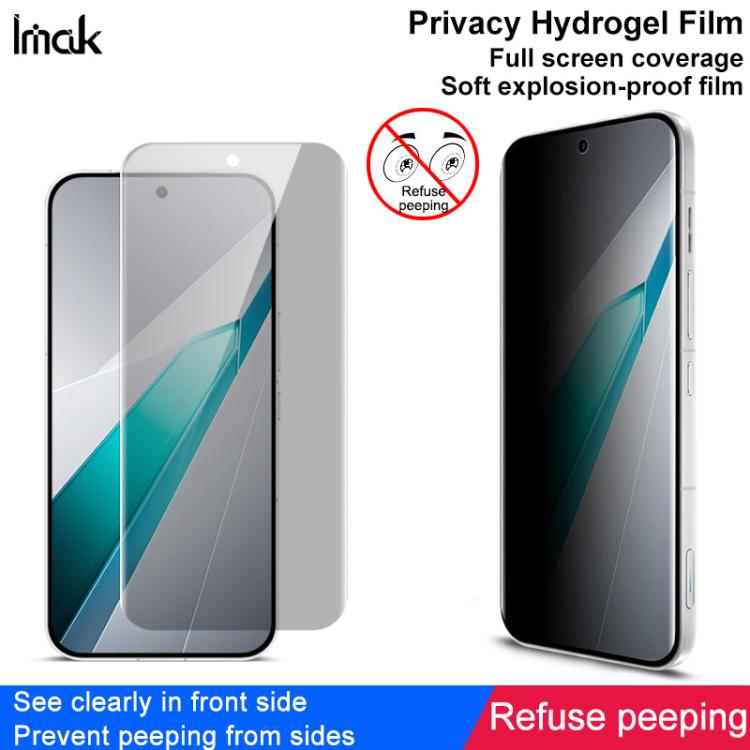 For OPPO K15 Pro+ imak Curved Full Screen Privacy Hydraulic Film III