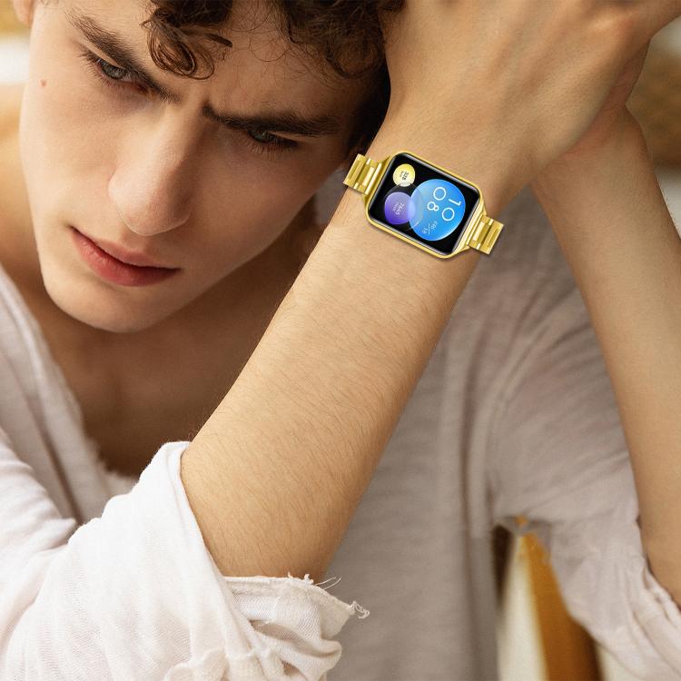 For Redmi Watch6/5/4/Xiaomi Band 9 Pro/8 Pro Slim Butterfly Buckle Metal Stainless Steel Watch Band
