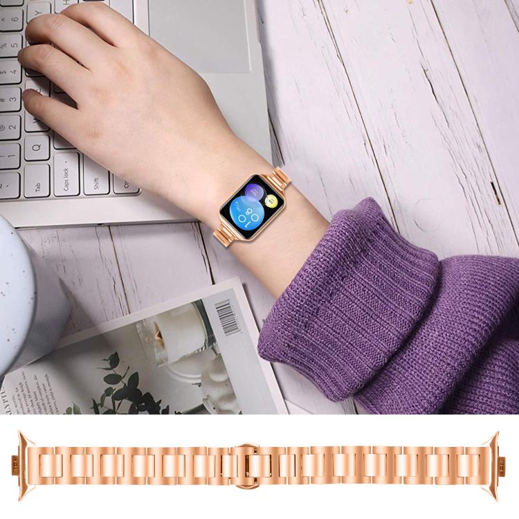 For Redmi Watch6/5/4/Xiaomi Band 9 Pro/8 Pro Slim Butterfly Buckle Metal Stainless Steel Watch Band