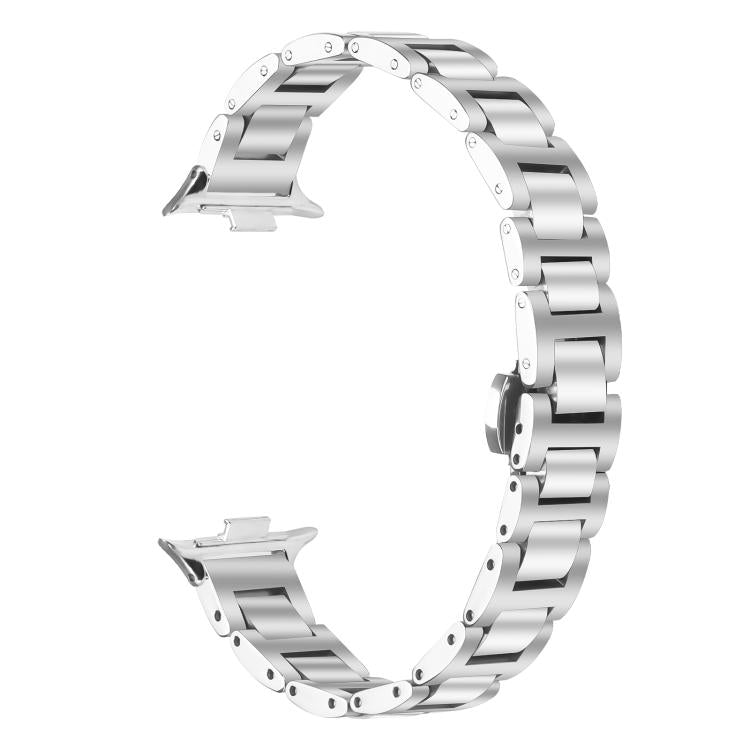 For Redmi Watch6/5/4/Xiaomi Band 9 Pro/8 Pro Slim Butterfly Buckle Metal Stainless Steel Watch Band
