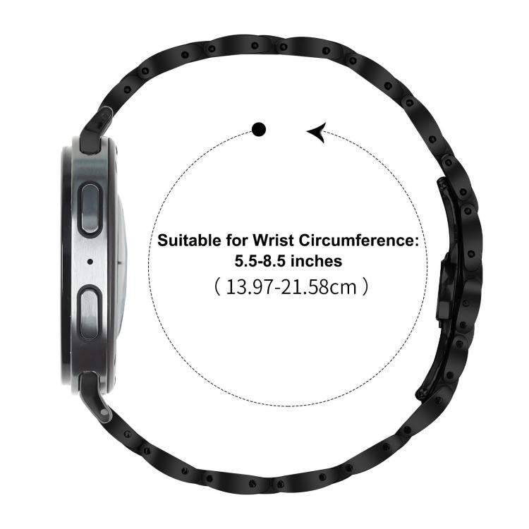 For Samsung Galaxy Ultra 47mm / Ultra 2025 Slim Butterfly Buckle Metal Stainless Steel Watch Band