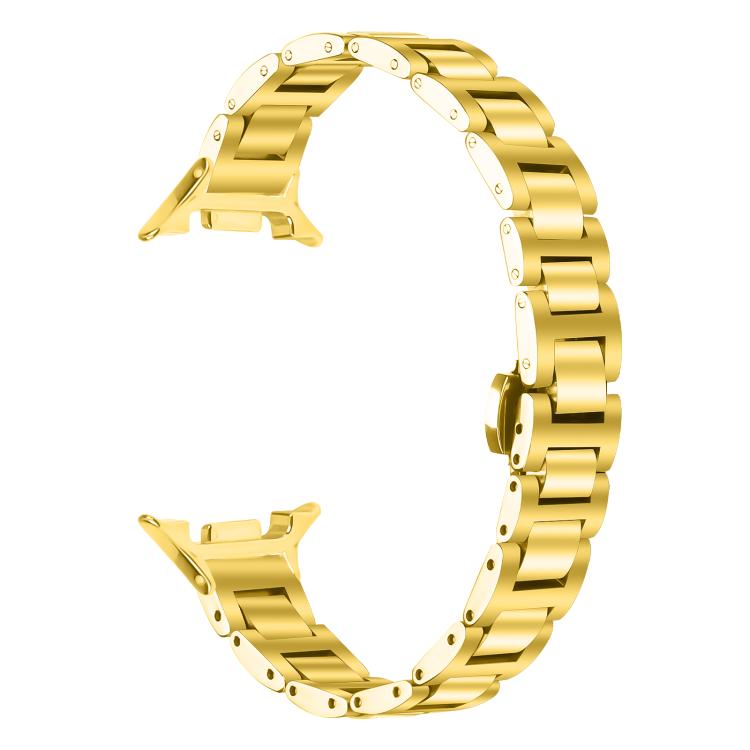 For Samsung Galaxy Ultra 47mm / Ultra 2025 Slim Butterfly Buckle Metal Stainless Steel Watch Band