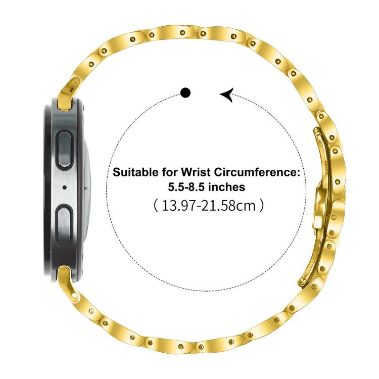 For Samsung Galaxy Ultra 47mm / Ultra 2025 Slim Butterfly Buckle Metal Stainless Steel Watch Band