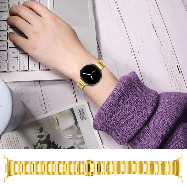 For Samsung Galaxy Ultra 47mm / Ultra 2025 Slim Butterfly Buckle Metal Stainless Steel Watch Band