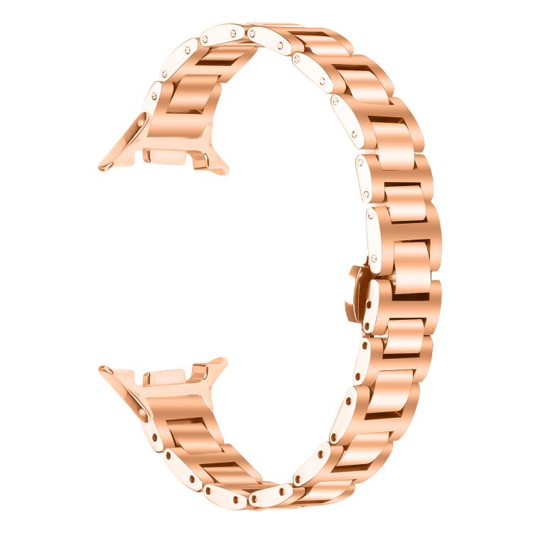 For Samsung Galaxy Ultra 47mm / Ultra 2025 Slim Butterfly Buckle Metal Stainless Steel Watch Band